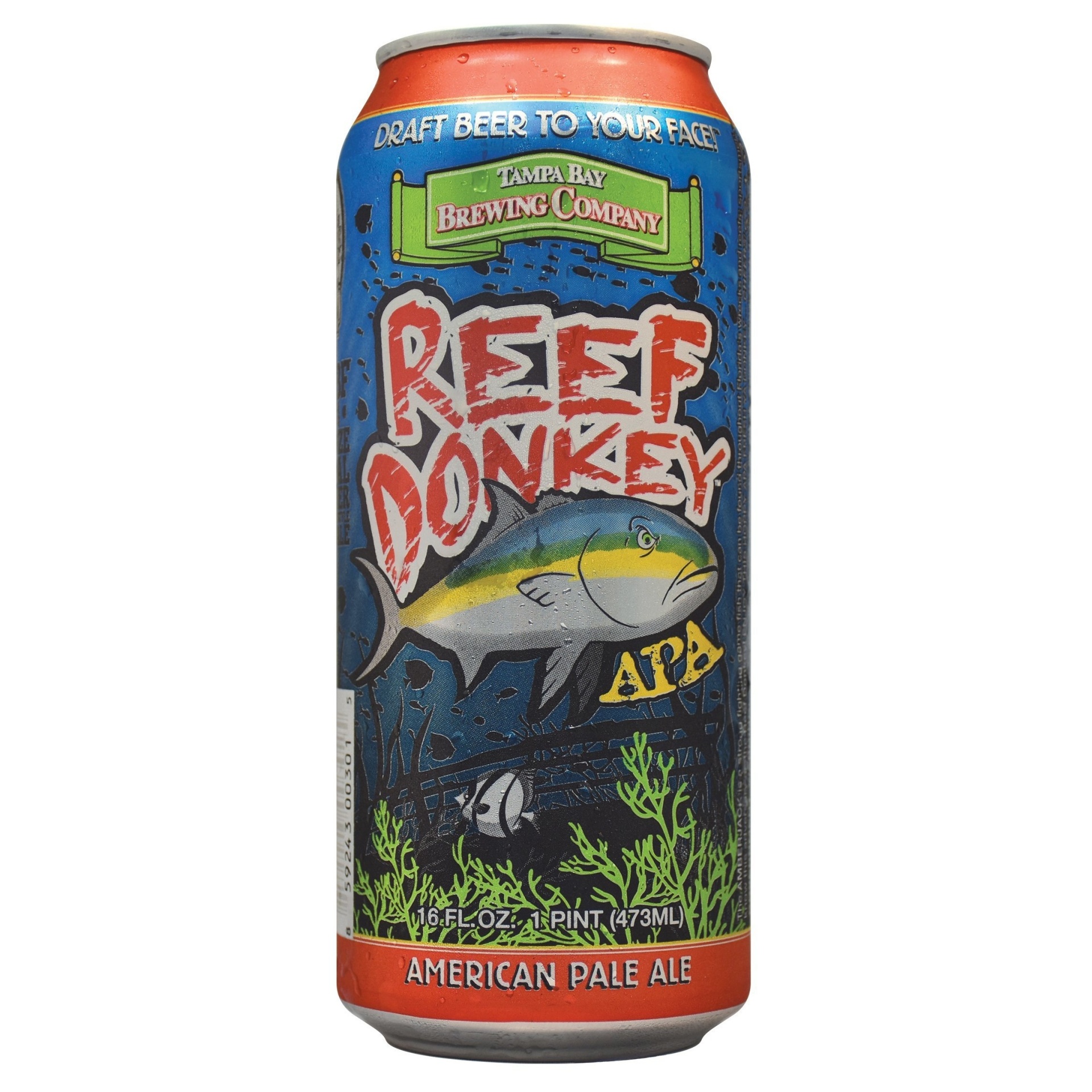 slide 1 of 1, Tampa Bay Brewing Company Tampa Bay Reef Donkey APA Beer - 4pk/12 fl oz Cans, 4 ct; 12 fl oz