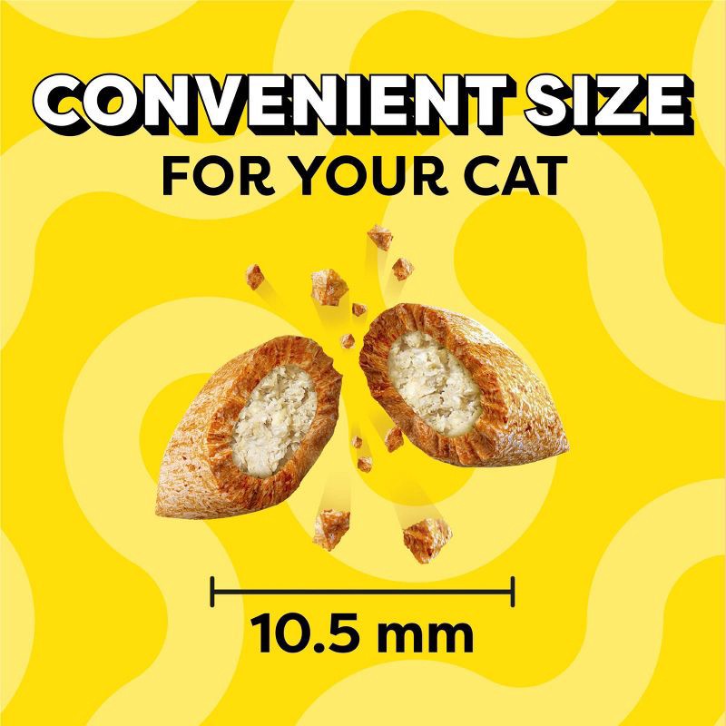 slide 4 of 10, Temptations Indoor Care Crunchy Cat Treats with Chicken - 4.9oz, 4.9 oz