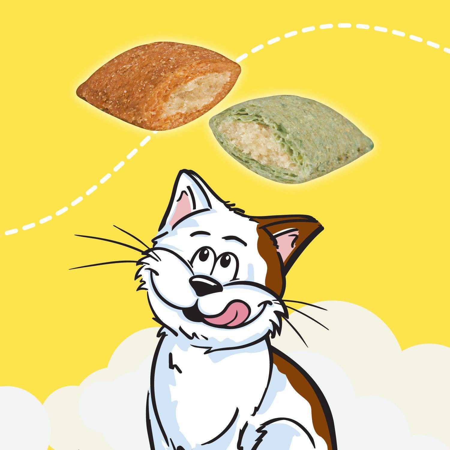 slide 6 of 6, Temptations Mixups Crunchy And Soft Cat Treats Catnip Fever Flavor, 6.3 oz