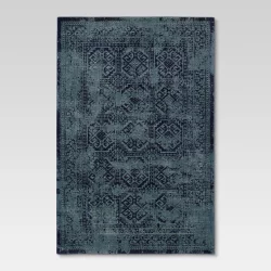 2'x3' Overdyed Accent Rug Turquoise - Threshold