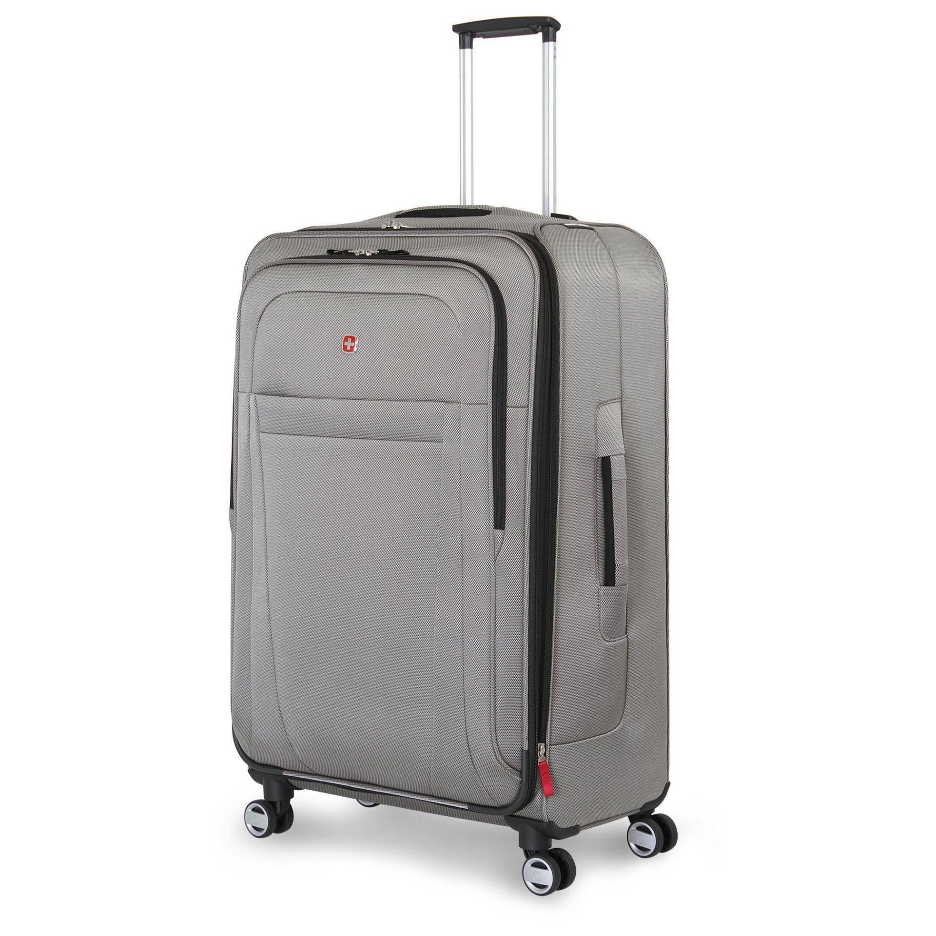 slide 1 of 6, SWISSGEAR Zurich Softside Large Checked Suitcase - Pewter, 1 ct