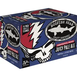 Dogfish Head x Grateful Dead Juicy Pale Ale Beer (12 fl. oz. Can, 6pk.)