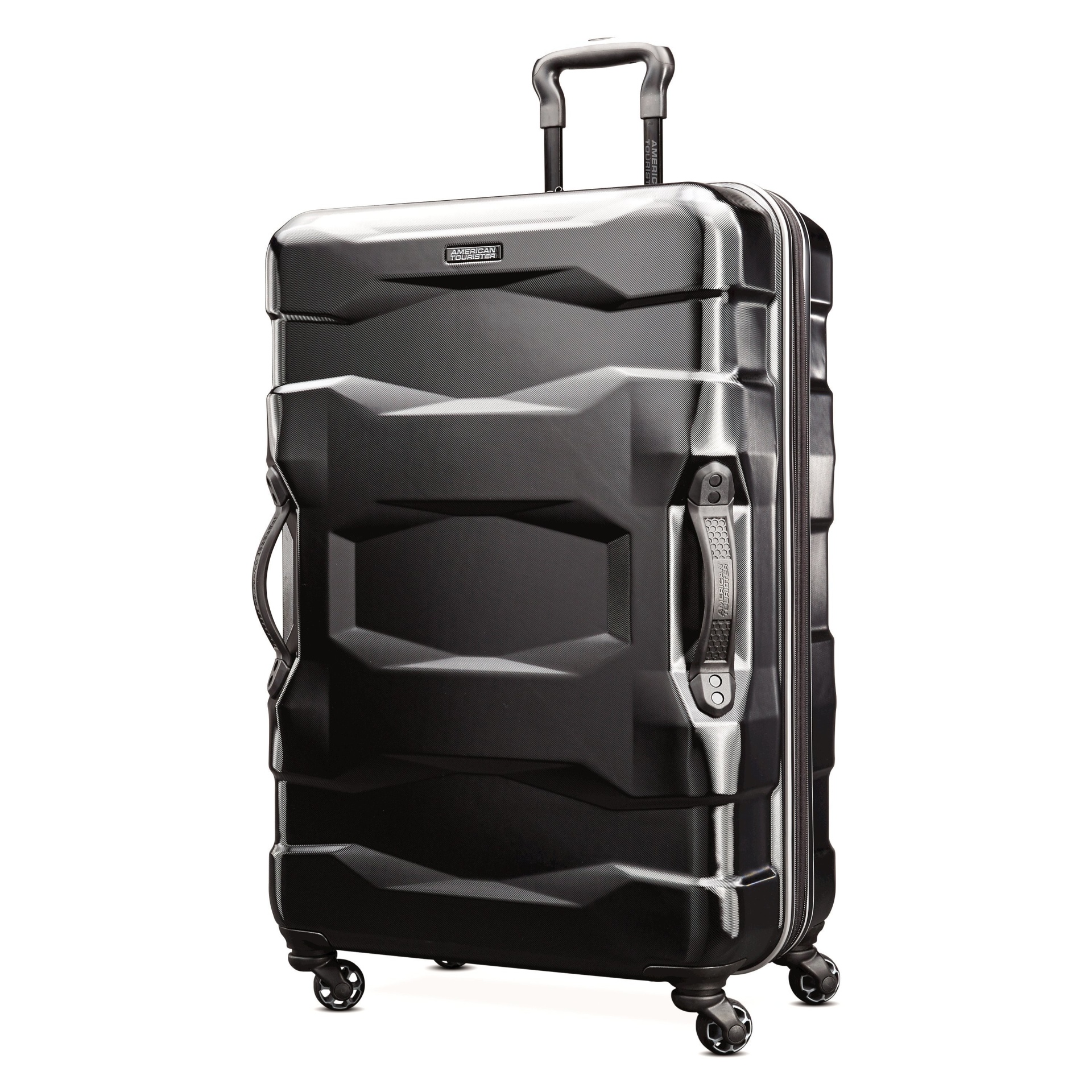 slide 1 of 11, American Tourister Breakwater Hardside Spinner Suitcase - Black, 1 ct