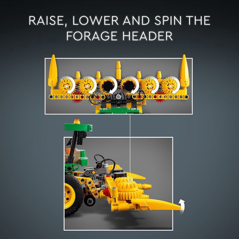 slide 5 of 6, LEGO Technic John Deere 9700 Forage Harvester Farm Toy 42168, 1 ct
