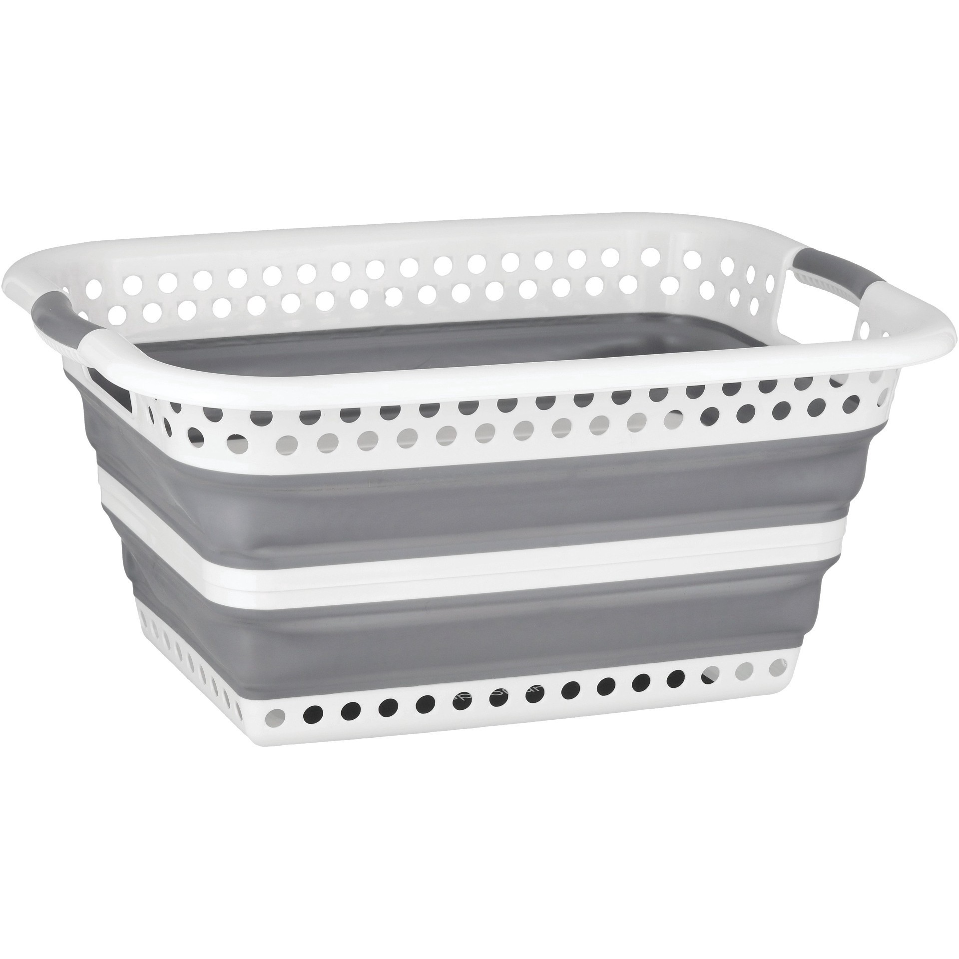 slide 1 of 1, our goods Collapsible Laundry Basket, 12.6 in x 6.89 in