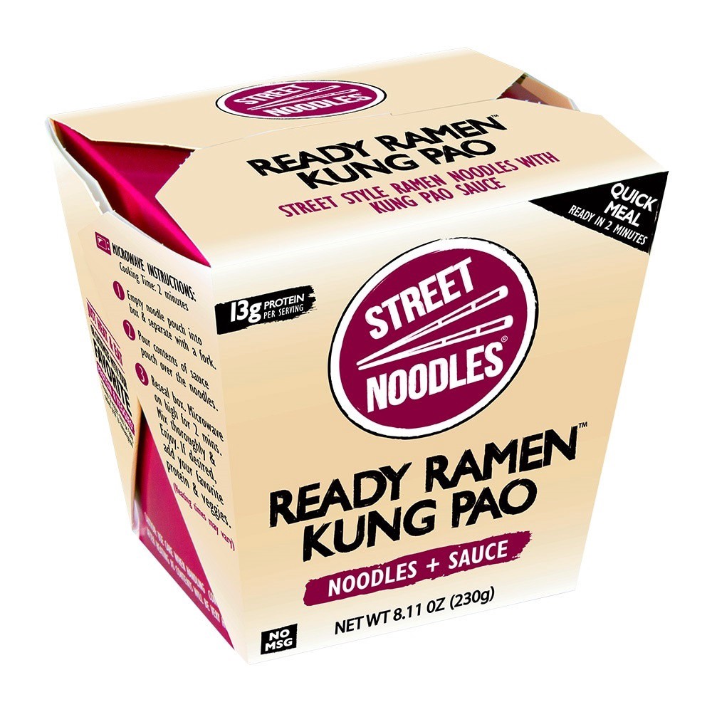 slide 1 of 6, Street Noodles Kung Pao Ready Ramen 8.11 oz, 8.11 oz