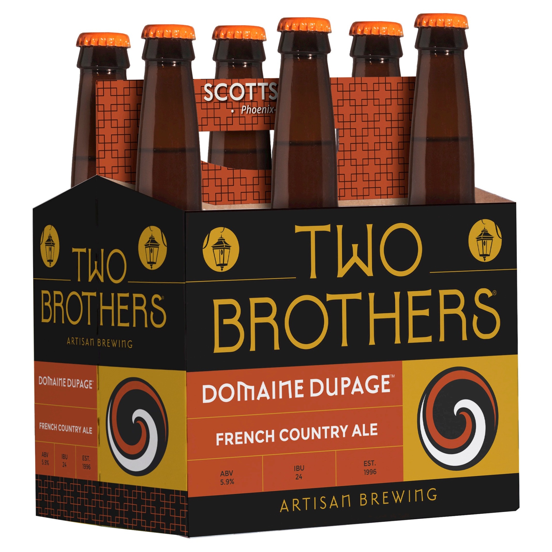 slide 1 of 1, Two Brothers Artisan Brewing Two Brothers Domaine Dupage French Country Ale Beer - 6pk/12 fl oz Bottles, 6 ct; 12 fl oz