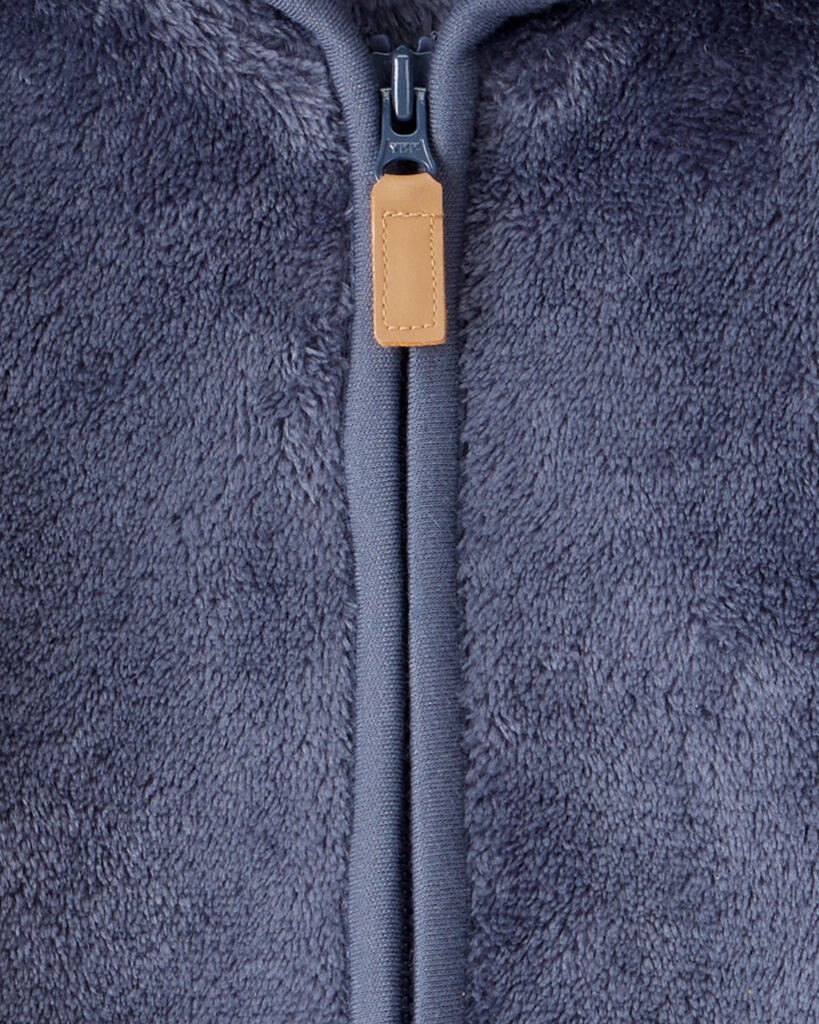 slide 3 of 3, Carter's Carters Baby Boy 2-Piece Print Velour Jacket Outfit Set - Navy Blue 6M, 2 pc