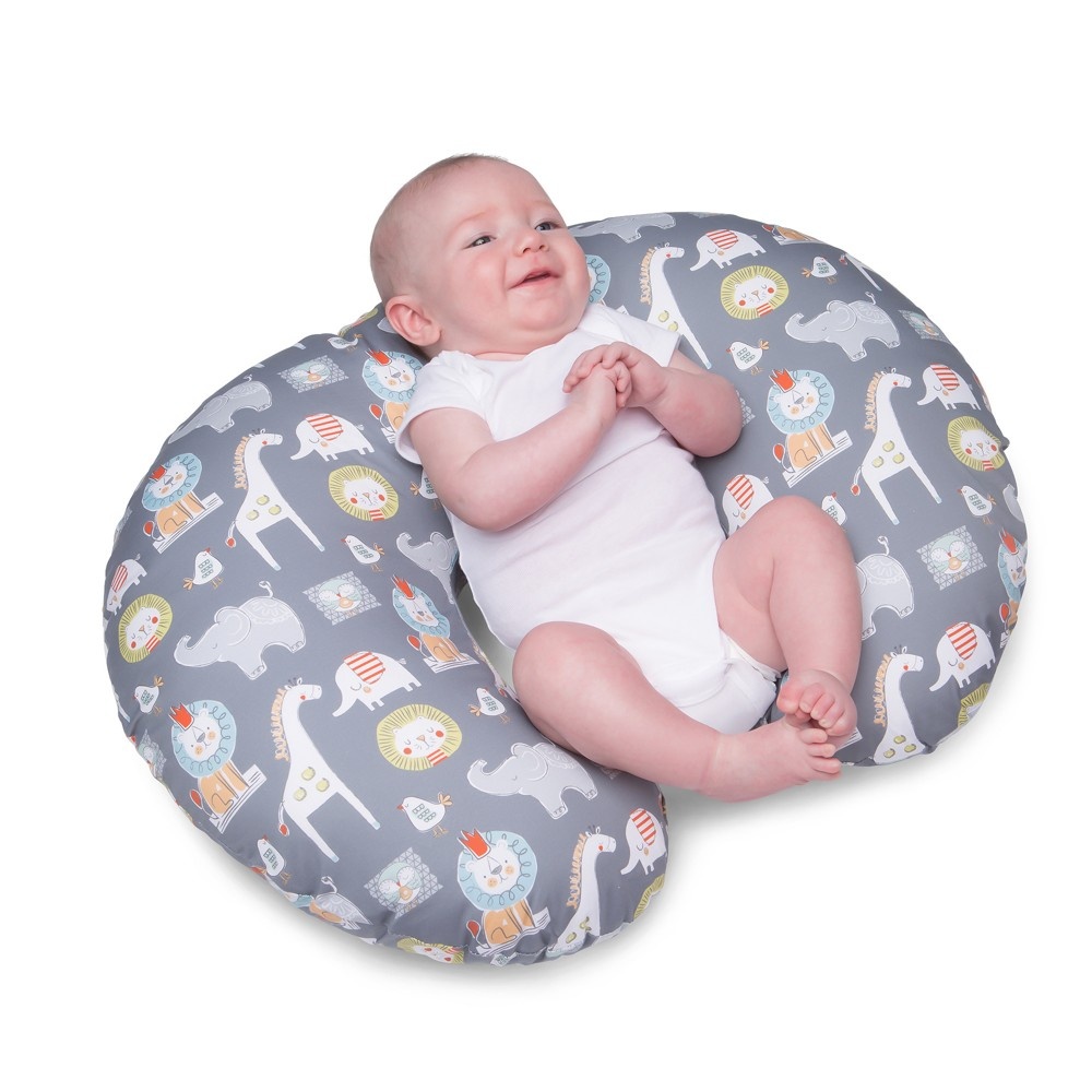 slide 3 of 7, Boppy Sketch Slate Nursing Pillow And Positioner - Gray, 1 ct