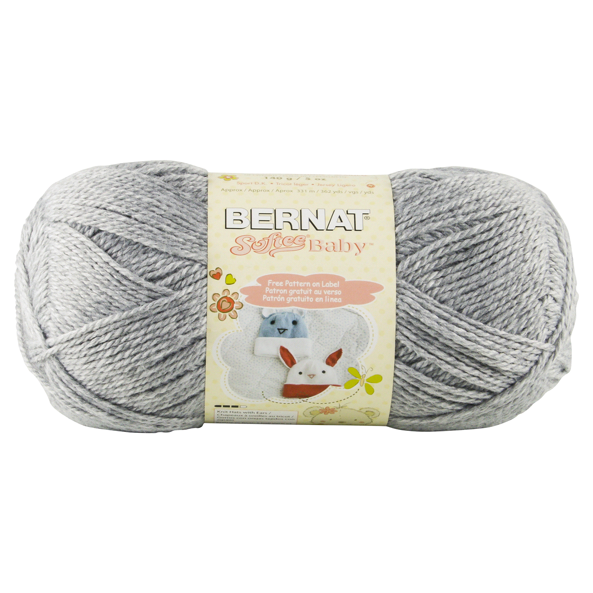 slide 1 of 4, Bernat Softee Baby Yarn, Baby Flannel, 1 ct