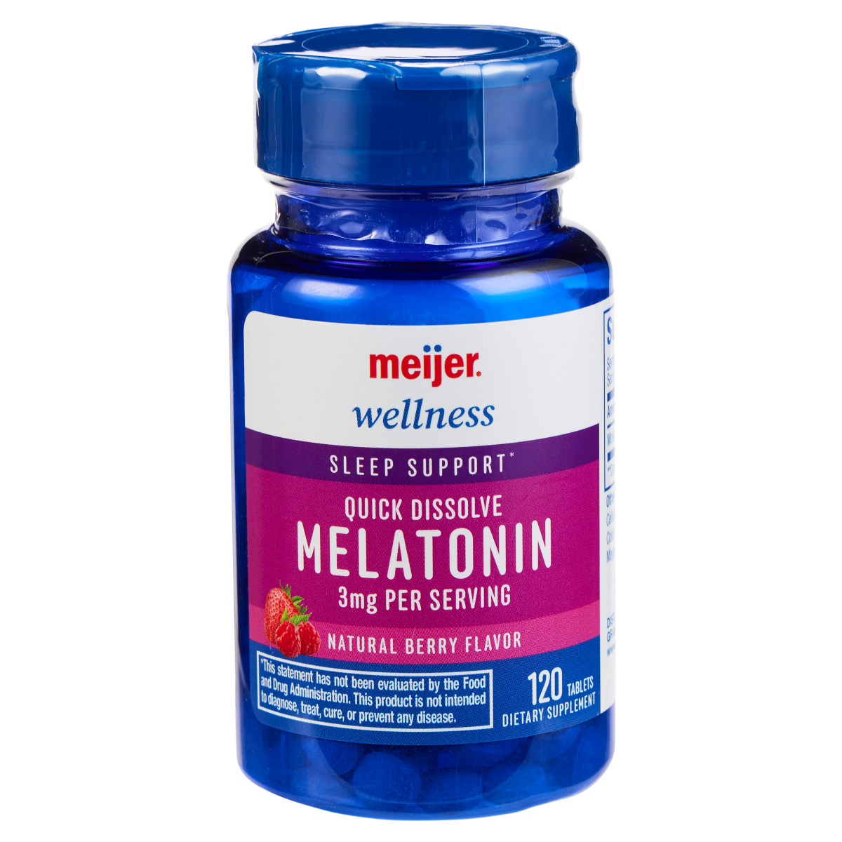 MEIJER WELLNESS Meijer Quick Dissolve Melatonin Supplement 120 ct Shipt