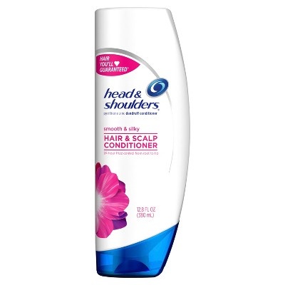 slide 1 of 5, Head & Shoulders 2-in-1 Smooth & Silky - Hair & Scalp Conditioner, 12.8 fl oz