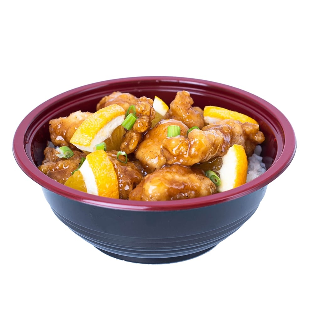 slide 1 of 1, Japanese Food Express Inc Orange Chicken Bowl, 14 oz