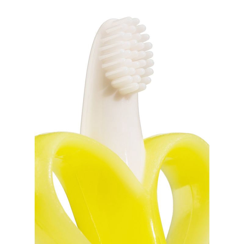 slide 2 of 6, Baby Banana Infant Teething Toothbrush, 1 ct