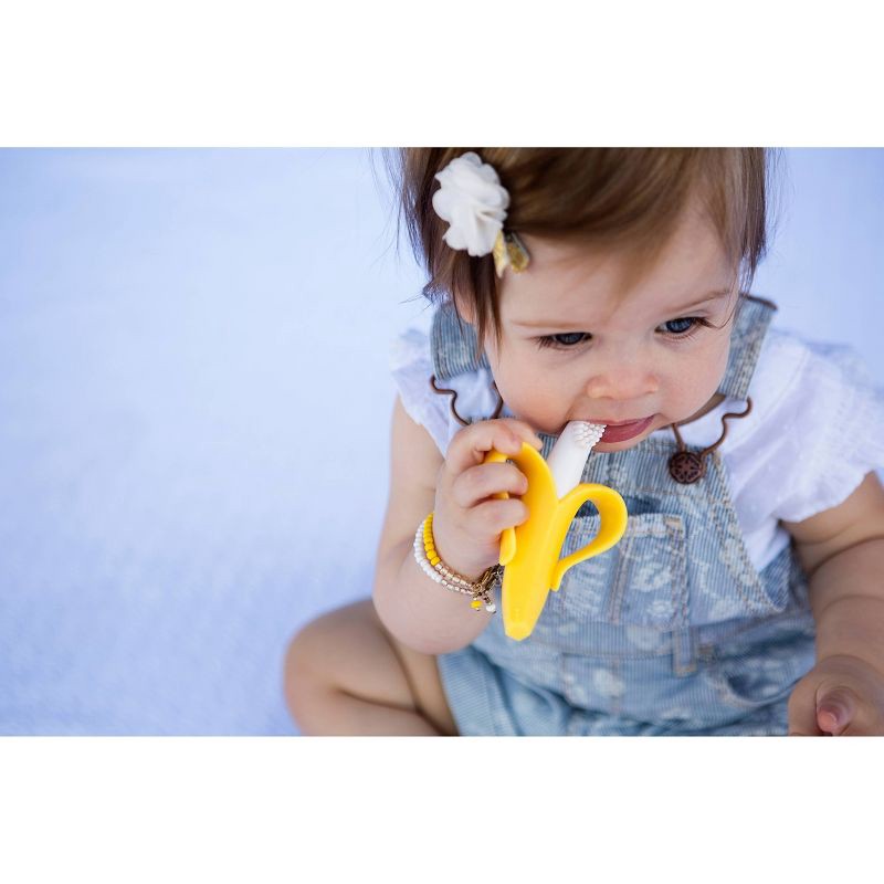 slide 6 of 6, Baby Banana Infant Teething Toothbrush, 1 ct