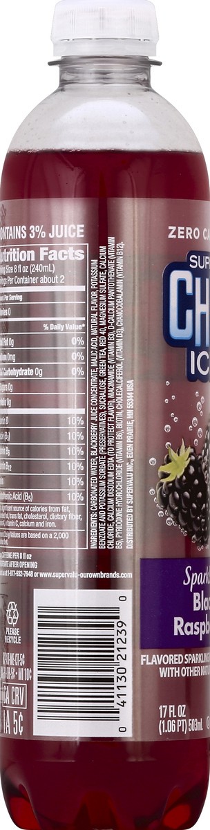 slide 7 of 7, Super Chill Ice Flavored Sparkling Water Beverage - 17 oz, 17 fl oz