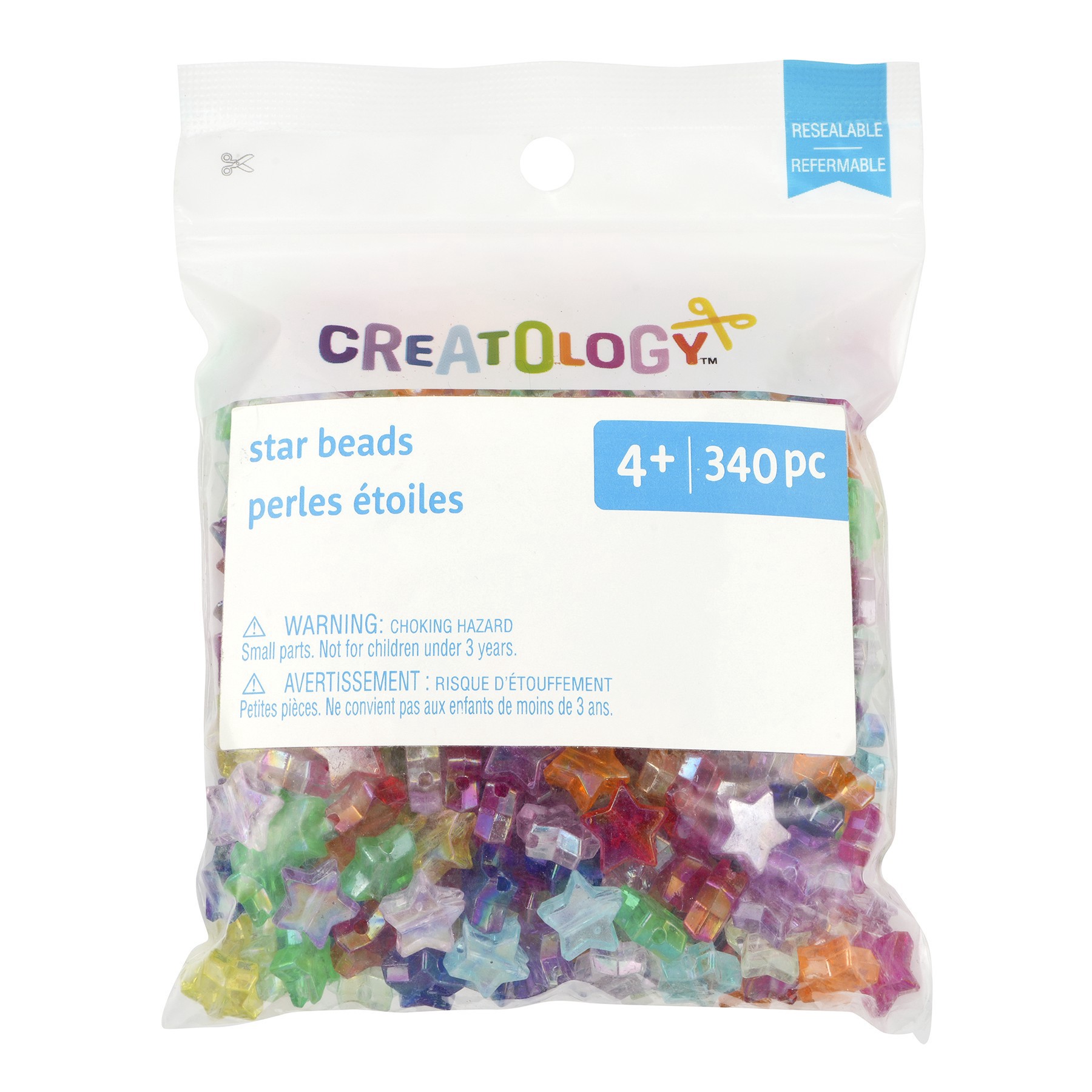 slide 2 of 2, 10mm Pearlized Star Beads By Creatology, 340ct., 10mm