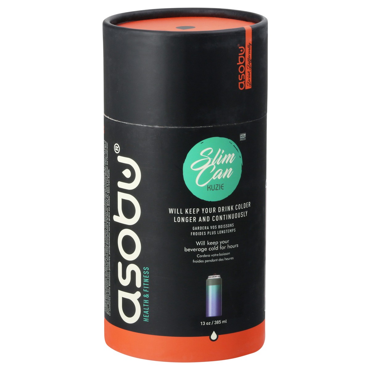 slide 2 of 9, ASOBU Slim Can Kuzie Unicone, 1 ct