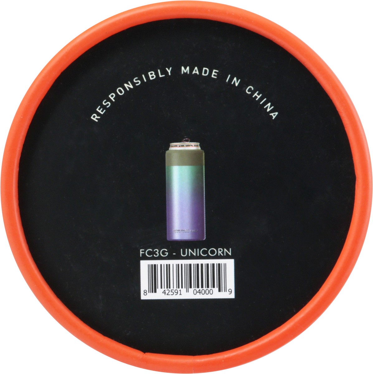 slide 4 of 9, ASOBU Slim Can Kuzie Unicone, 1 ct