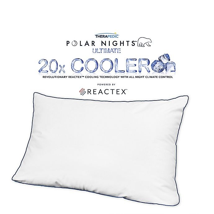 slide 1 of 10, Therapedic Polar Nights 20x Cooling Down Alternative Standard/Queen Pillow, 1 ct