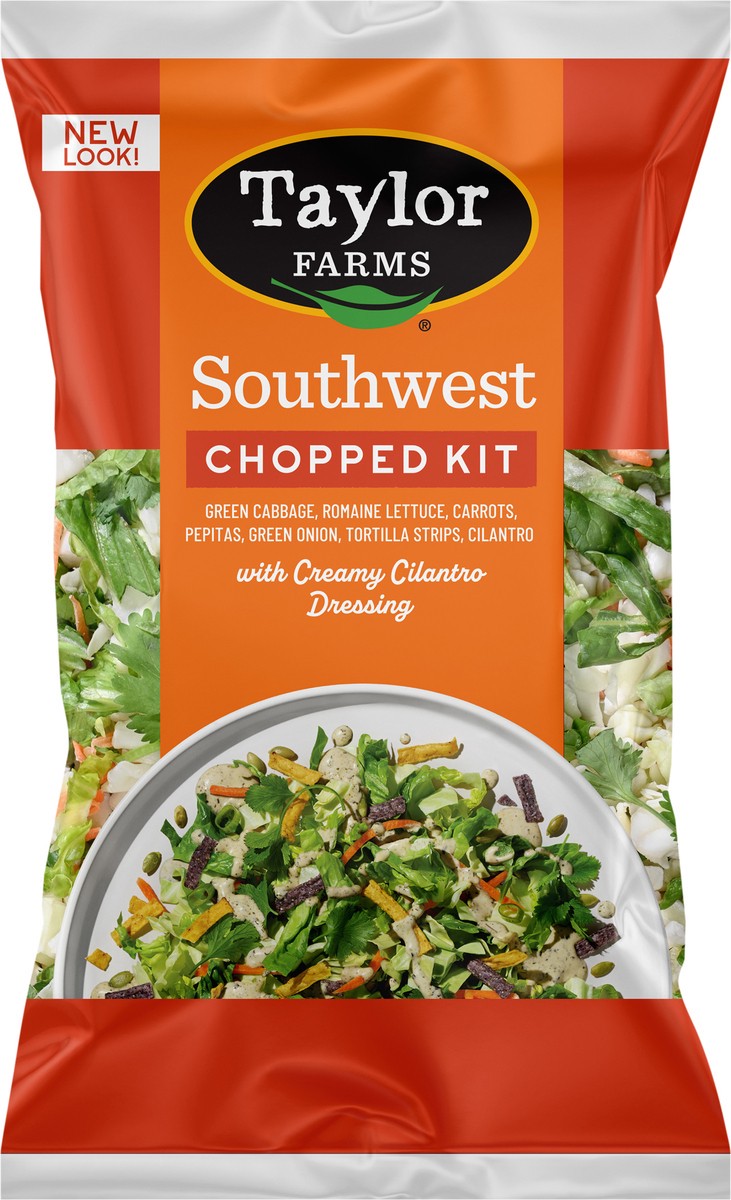 slide 3 of 3, Taylor Farms Southwest Chopped Salad with Dressing, 12.5 oz