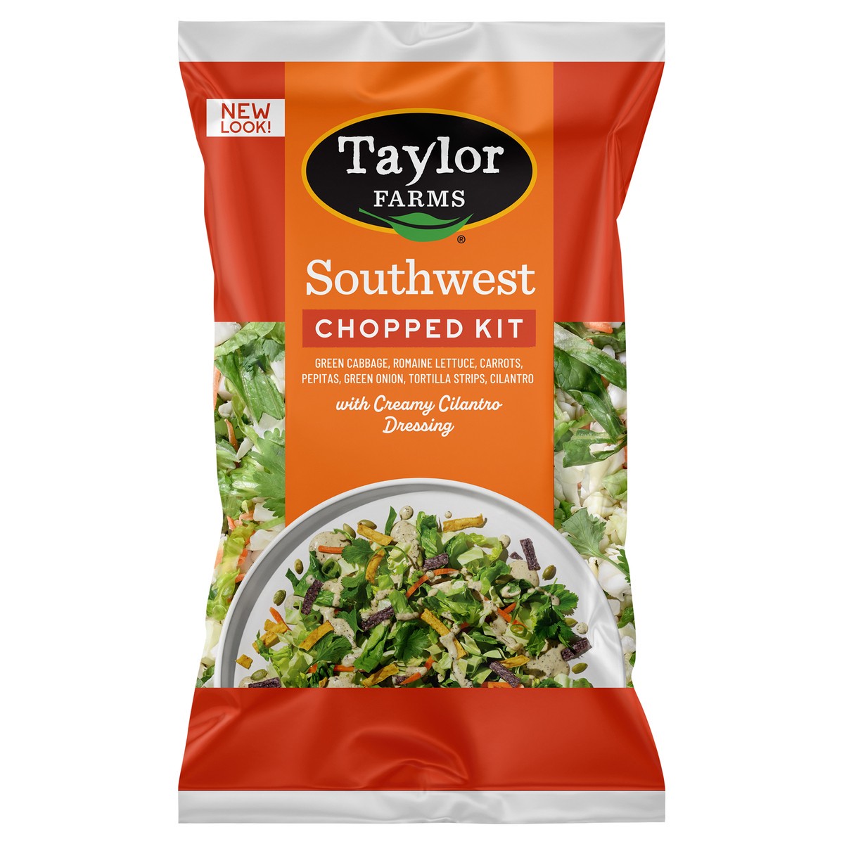 slide 1 of 3, Taylor Farms Southwest Chopped Salad with Dressing, 12.5 oz