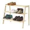 slide 12 of 13, Whitmor Wood Shoe Shelves, 1 ct