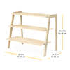 slide 4 of 13, Whitmor Wood Shoe Shelves, 1 ct