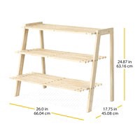 slide 3 of 13, Whitmor Wood Shoe Shelves, 1 ct