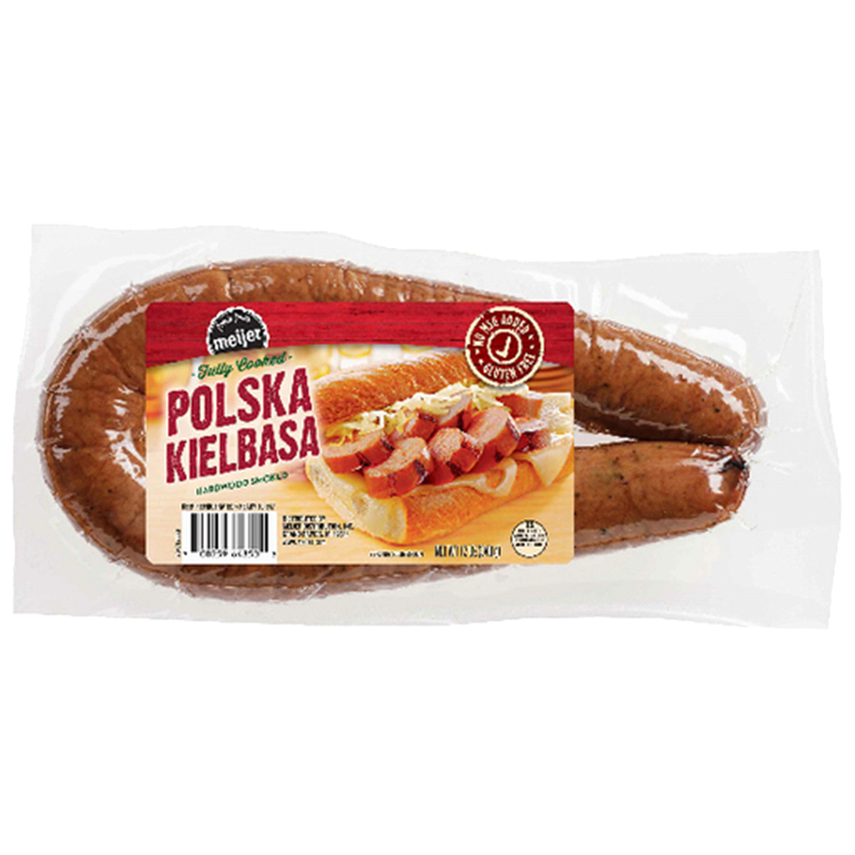 slide 1 of 1, Meijer Fully Cooked Polska Kielbasa, 12 oz