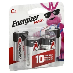 Energizer MAX C Cell Alkaline Batteries - 4 Count