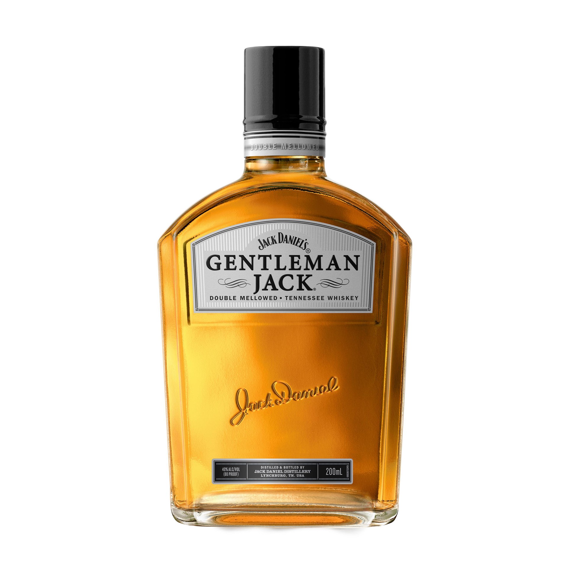 slide 1 of 9, Jack Daniel's Gentleman Jack Tennessee Whiskey, 200 mL Bottle, 80 Proof, 200 ml