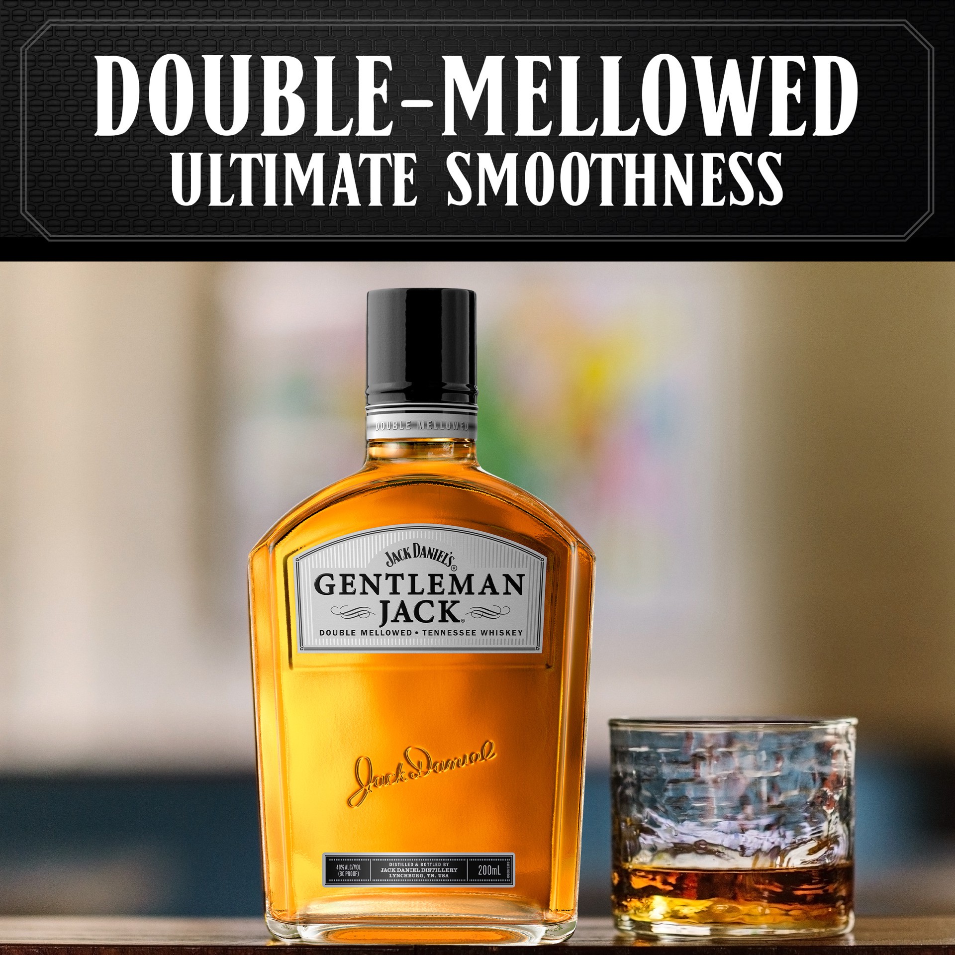 slide 8 of 9, Jack Daniel's Gentleman Jack Tennessee Whiskey, 200 mL Bottle, 80 Proof, 200 ml