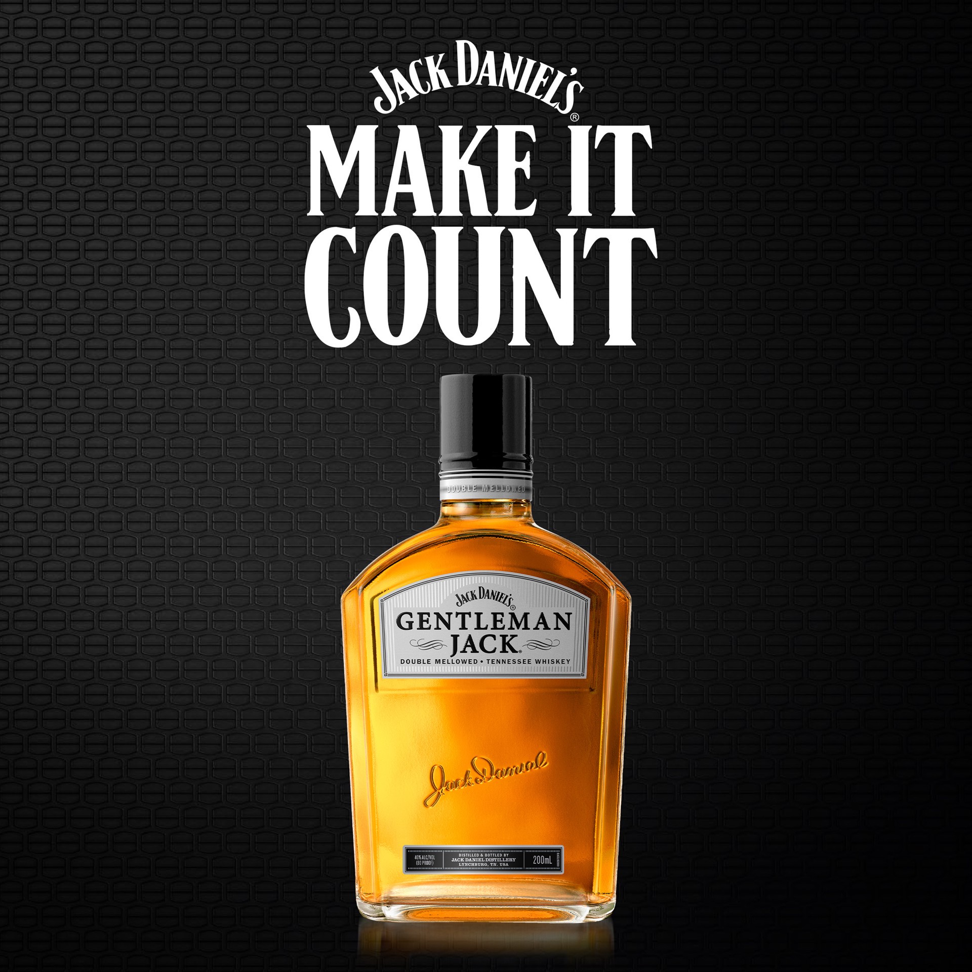 slide 4 of 9, Jack Daniel's Gentleman Jack Tennessee Whiskey, 200 mL Bottle, 80 Proof, 200 ml