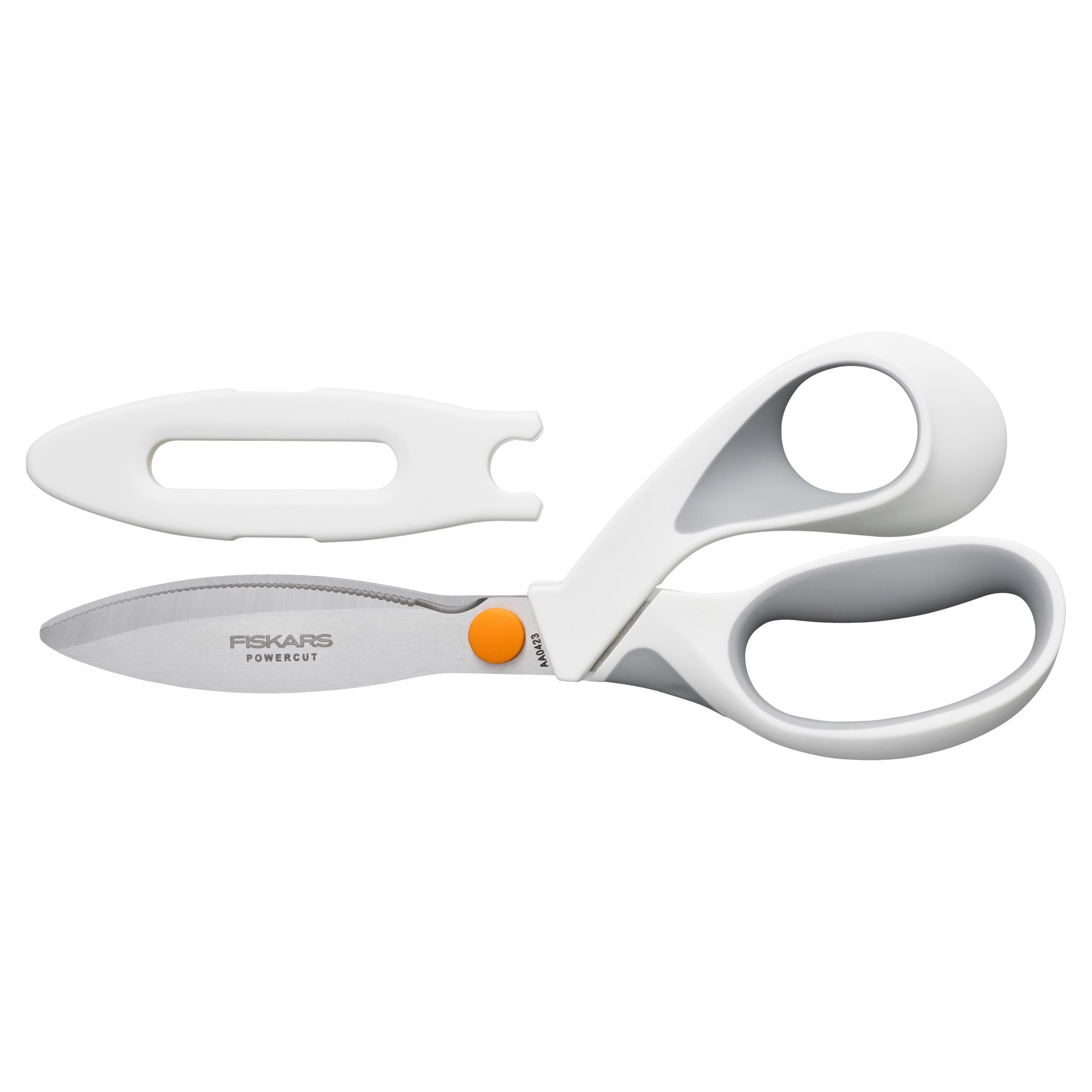slide 4 of 5, Fiskars Powercut 8" Scissors, 8 in