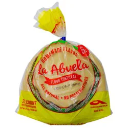 La Abuela Ready To Cook All Natural Flour Tortillas