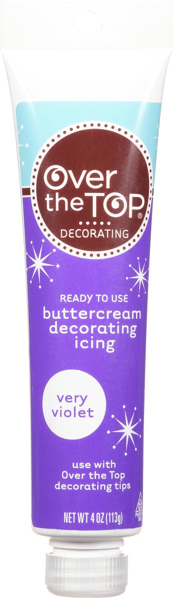 slide 4 of 9, Over The Top Decorating Very Violet Decorating Icing 4 oz, 4 oz
