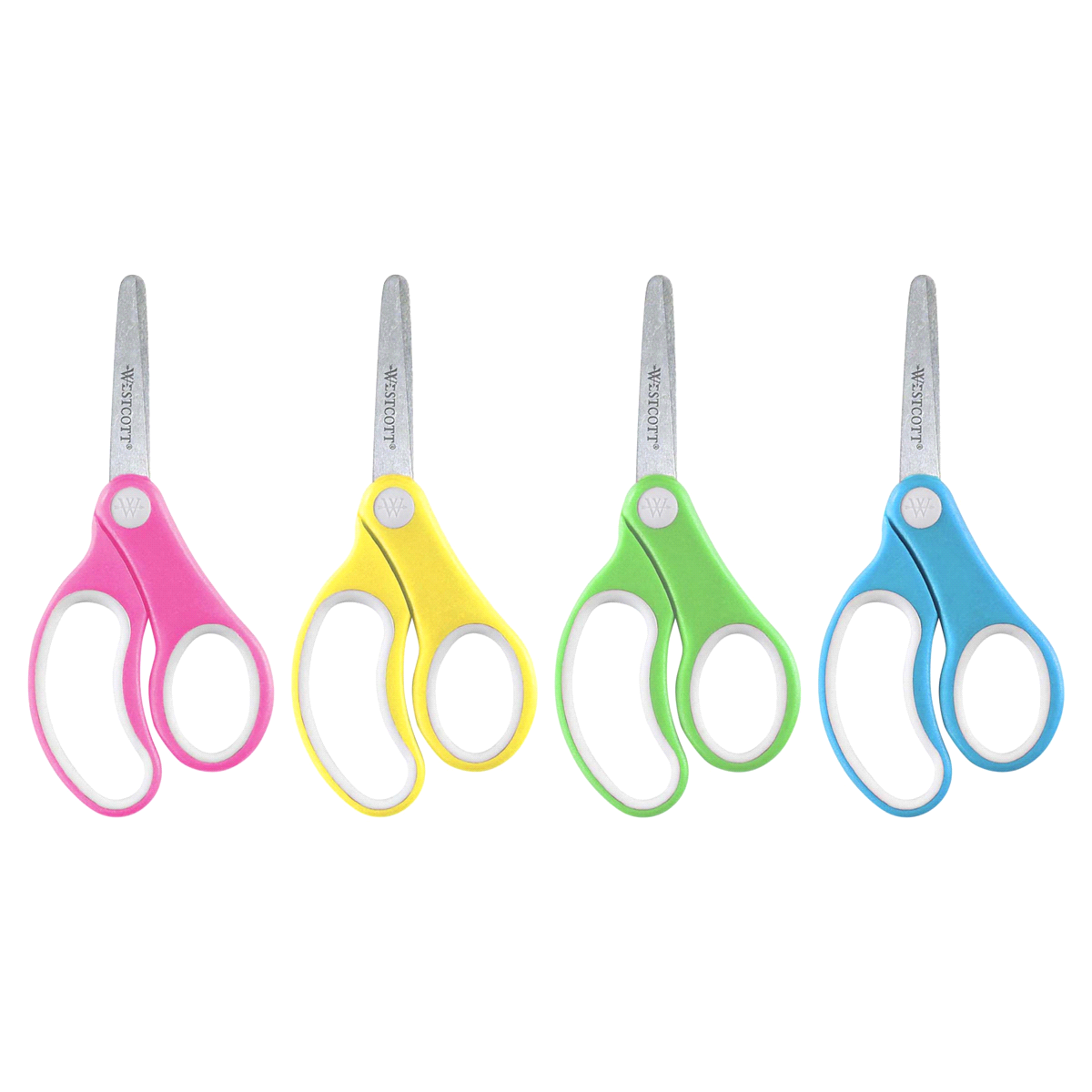 slide 1 of 5, Westcott Kids Blunt Scissors, 5 in