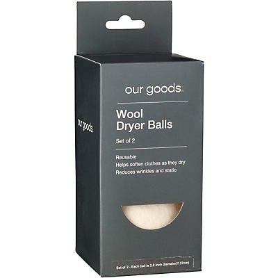 slide 1 of 1, our goods Wool Dryer Balls - Set of 2, 2 ct