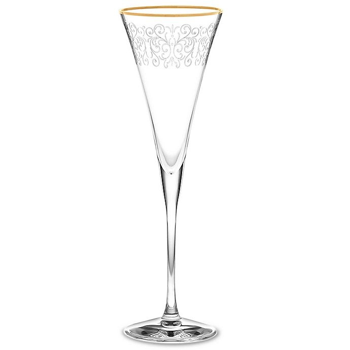 slide 2 of 2, Noritake Odessa Gold Champagne Flute, 1 ct