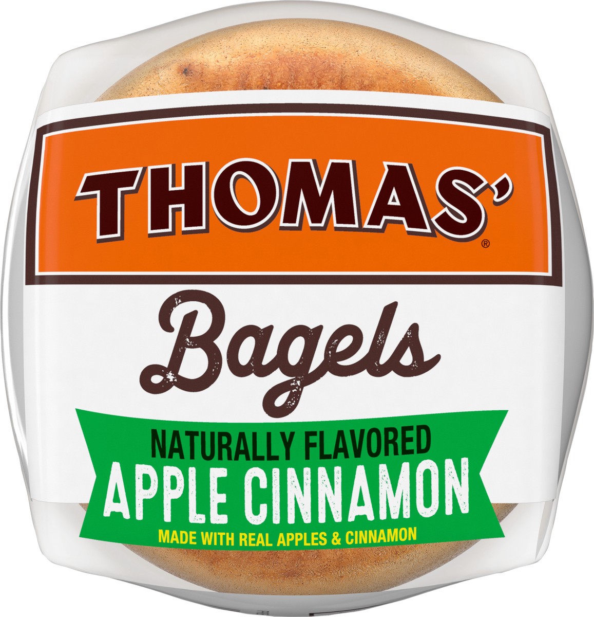 slide 6 of 9, Thomas' Thomas Apple Cinnamon Bagel 6 Ct 20 Oz, 6 ct