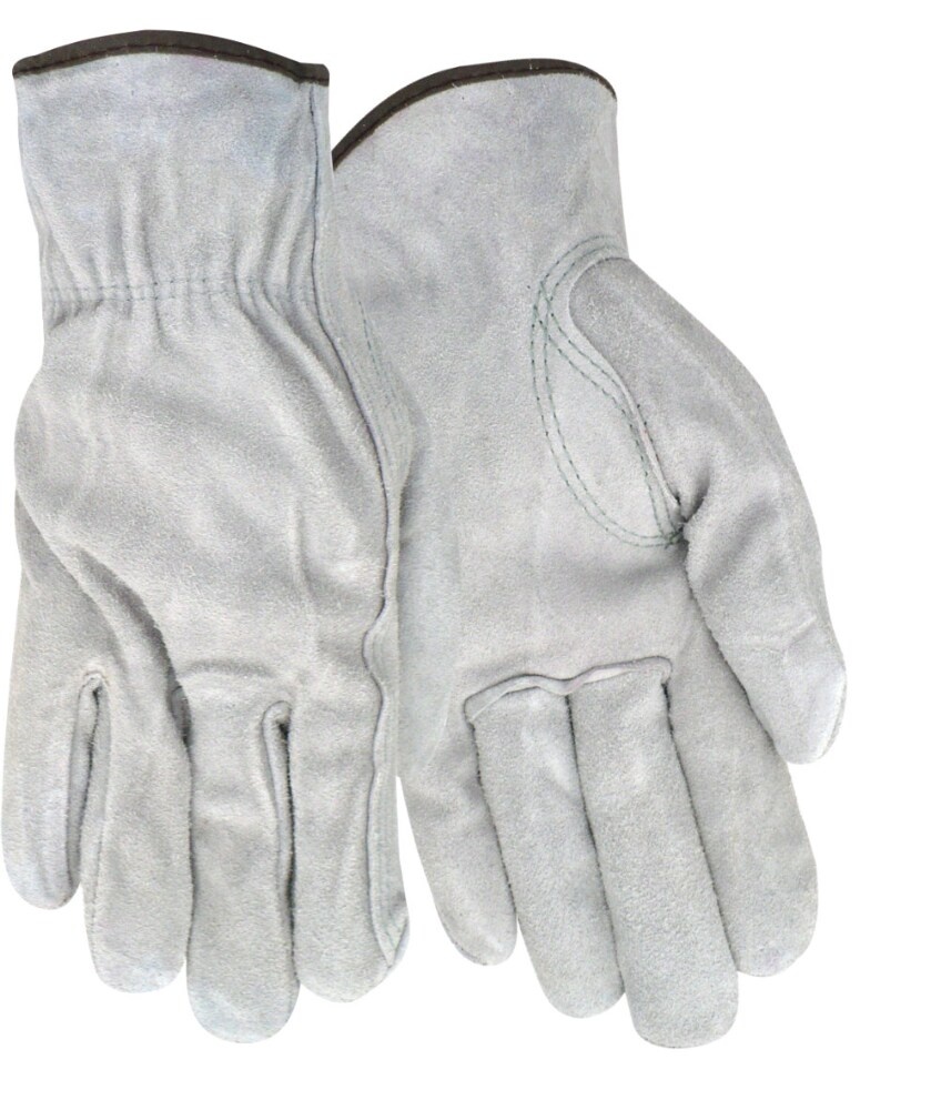 slide 1 of 1, Red Steer Glove Company Men's Suede Cowhide Leather Work Gloves - Gray, 1 ct