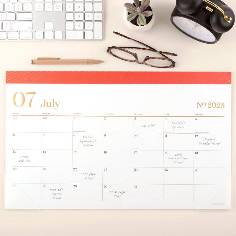 slide 5 of 5, Cambridge Workstyle Compact Deskpad July 2025 to June 2026, 1 ct