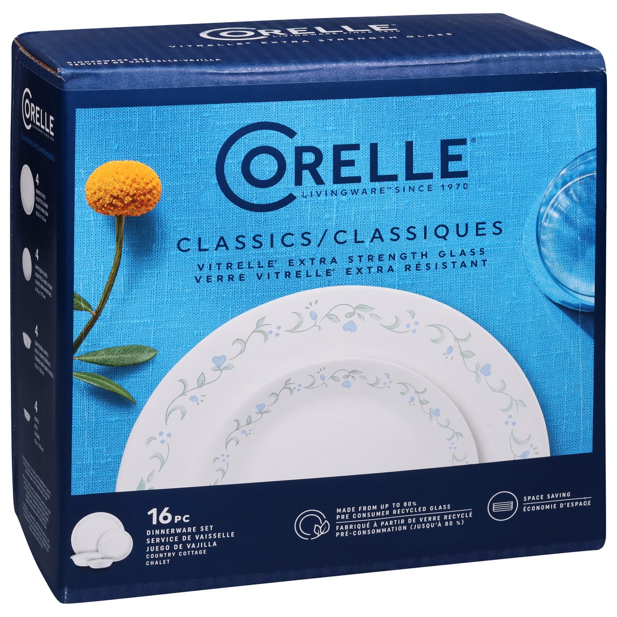 slide 8 of 9, Corelle Classics Dinnerware Set 16 CT 1 ea, 1 ct