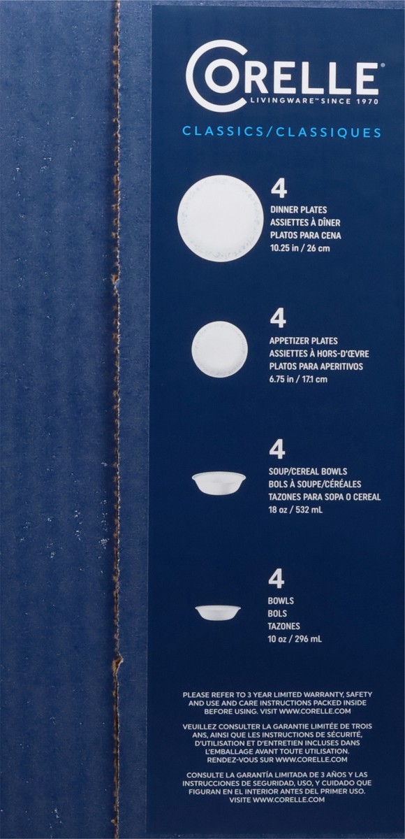 slide 3 of 9, Corelle Classics Dinnerware Set 16 CT 1 ea, 1 ct