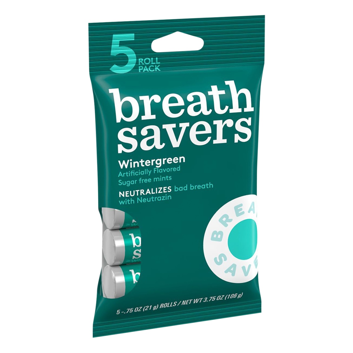 slide 2 of 7, Breath Savers Wintergreen Sugar Free Mints, 3.75 oz