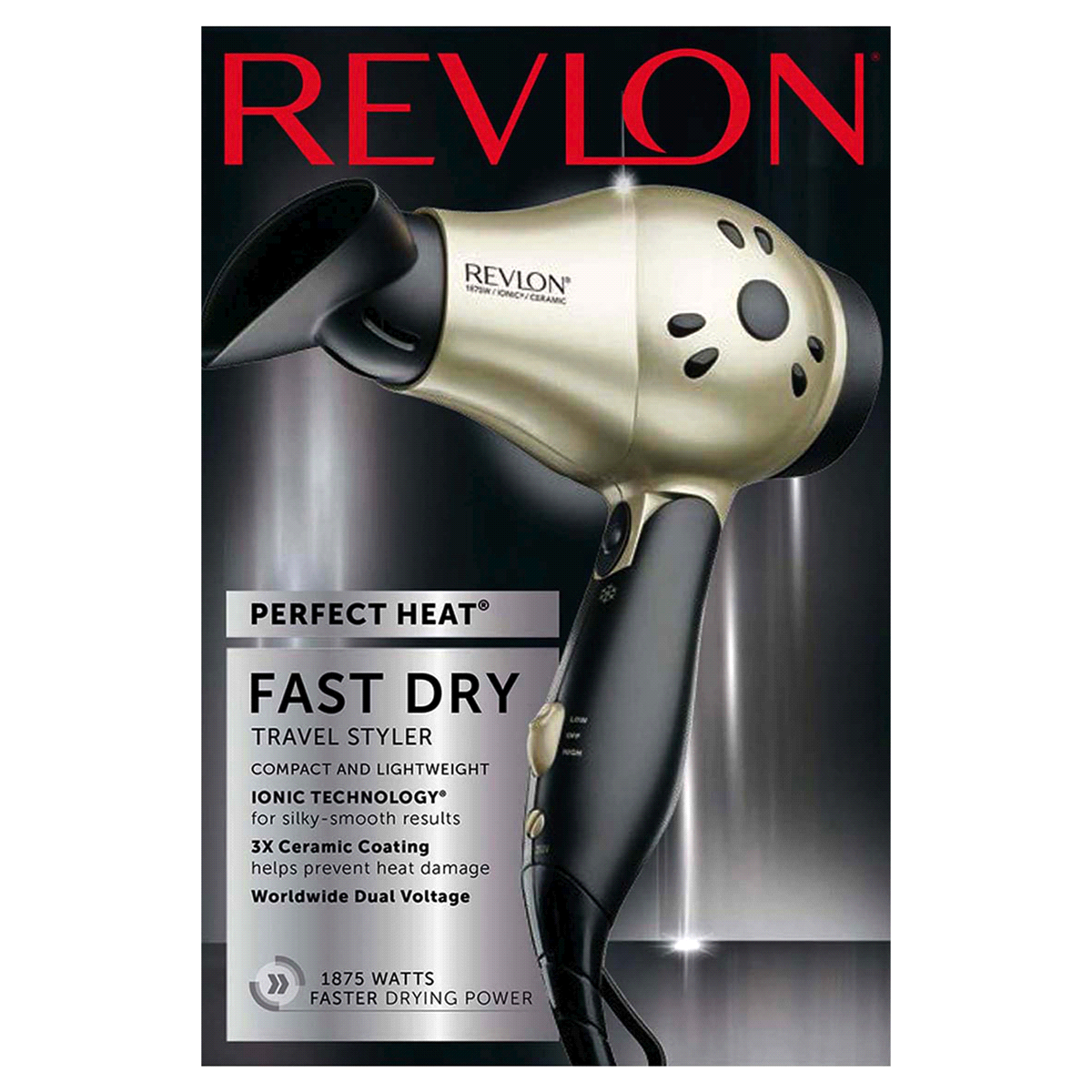 slide 1 of 1, Revlon Ion Select Travel Dryer, 1 ct