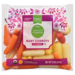 Simple Truth Organic Peeled Rainbow Baby Carrots Bag