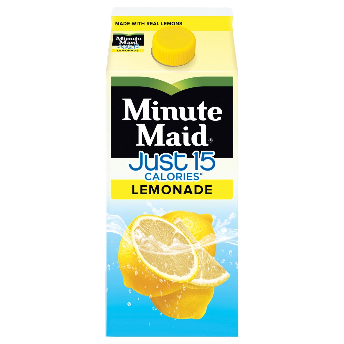 slide 1 of 9, Minute Maid Just 15 Calories, Lemonade Carton, 59 fl oz, 59 fl oz