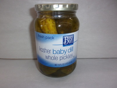 slide 1 of 1, Best Yet Kosher Baby Dills, 16 oz